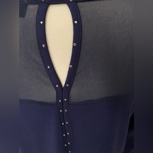 Brand New Alluring Midnight Blue Top/Blouse from Red Coral - Picture 3 of 6